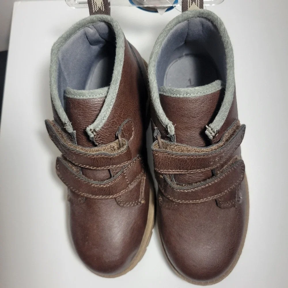 Carter's Toddler Boots Brown Leather Workwear Minimalist Size 1 Little‎ Boy